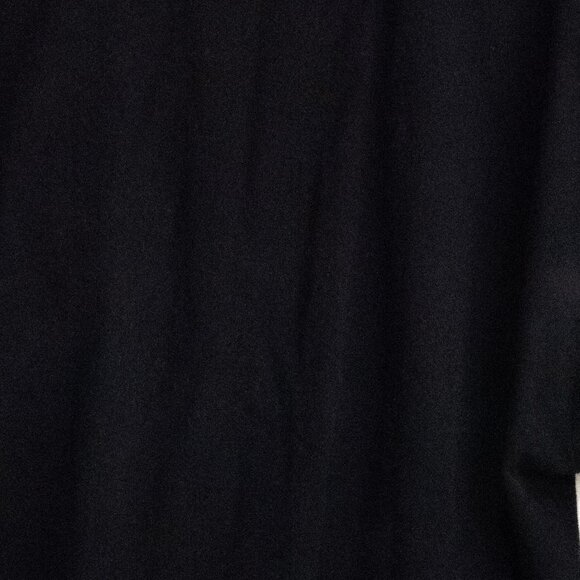 Vintage Mens Resort Black Long-Sleeve Pullover Sweater With Pockets & Ribbed Col - Picture 7 of 8